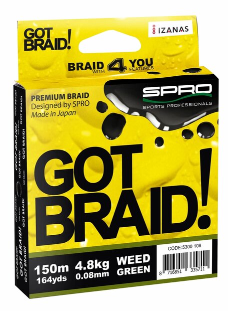GOT BRAID! Green - 150m SPRO