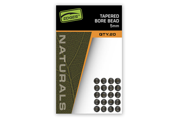 Naturals Tapered Bore Bead 5mm Fox