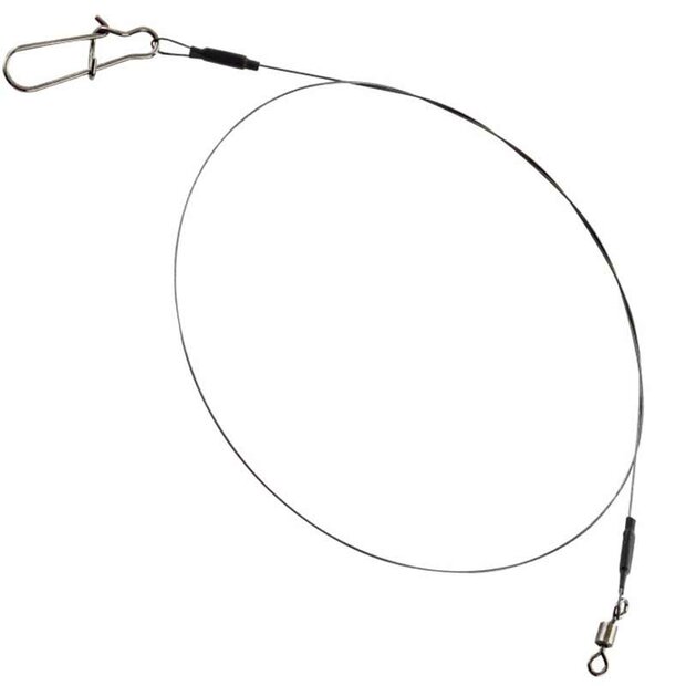 Fox Rage Strike Point Jerk Leader Single Strand Titanium 