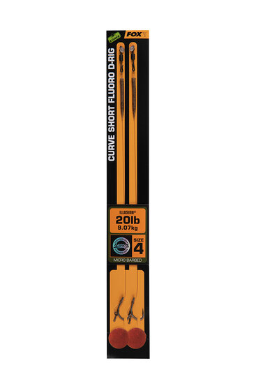 Curve Short Fluoro D-Rigs Barbed Edges Fox
