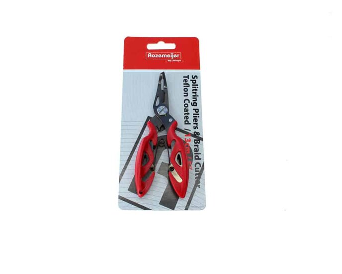 Titanium Splitring Plier &amp; Braid Cutter 12,7cm &ndash; 5 inch Rozemeijer