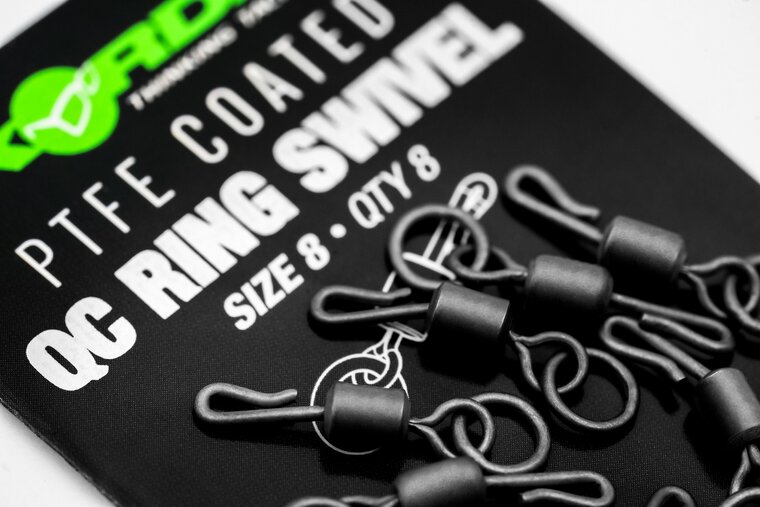 PTFE QC Ring Swivel Size 8 Korda