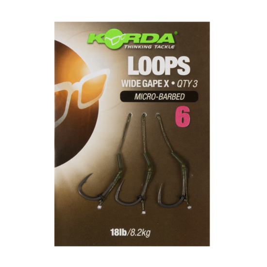 Loops Wide Gape Korda Karper Onderlijn