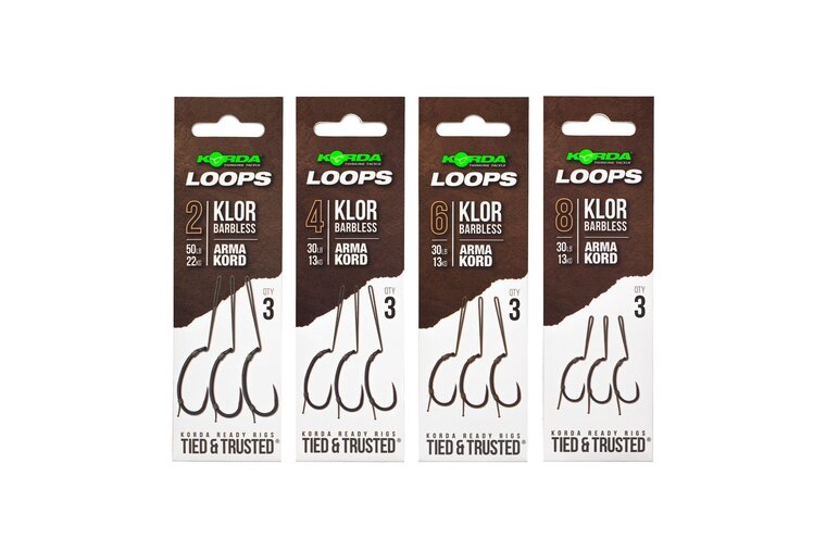 Klor Ready Tied Rigs Korda Karper Onderlijn