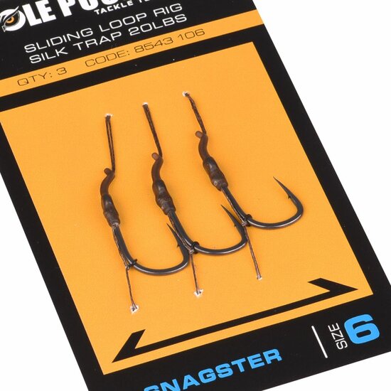 Sliding Loop Rig Snagster Barbed Pole Position Karper Onderlijn