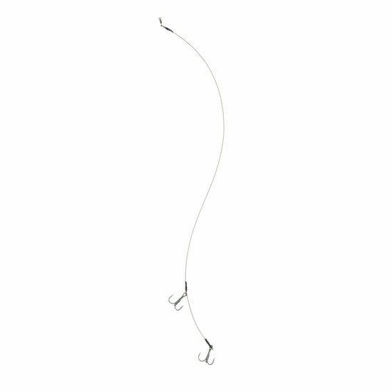 Deadbait Leaders 2x treble 50cm 30lb 2pcs