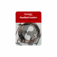 Deadbait Leaders 2x treble 50cm 30lb 2pcs