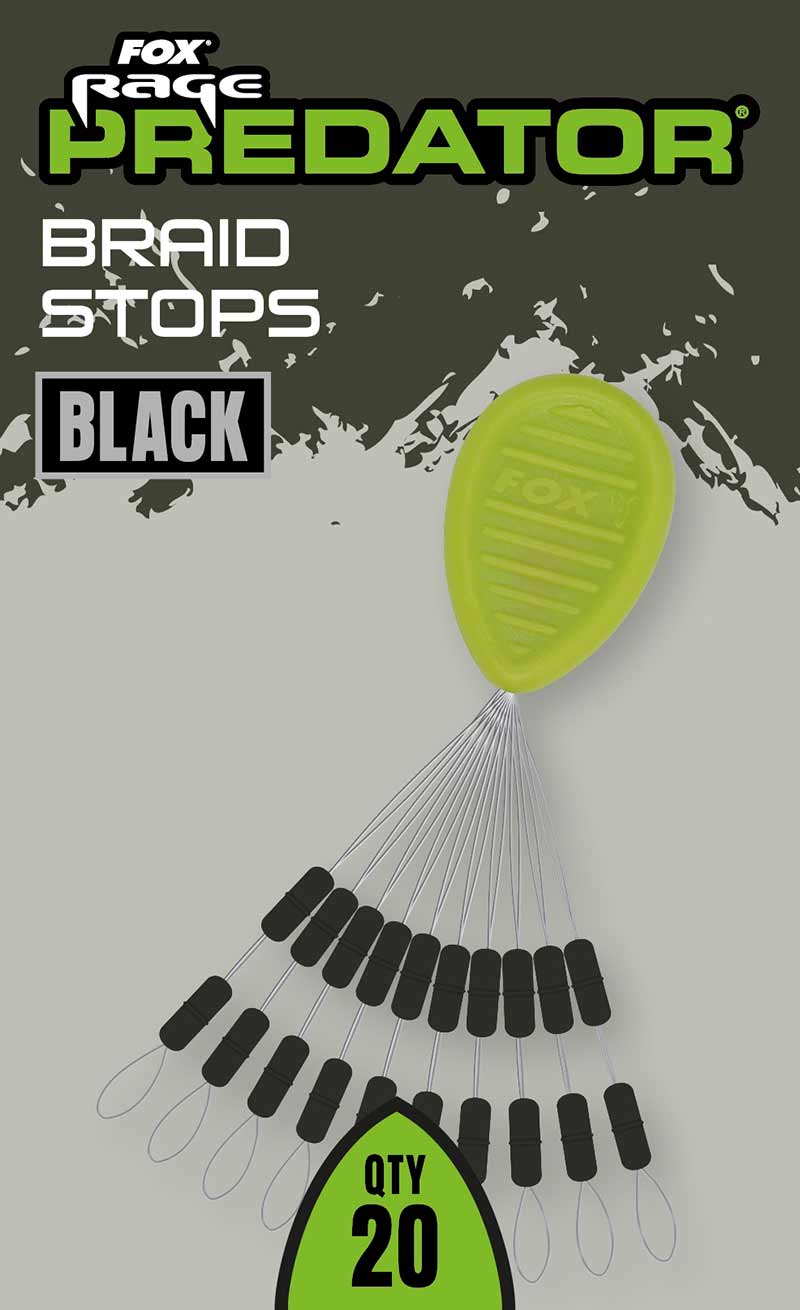Fox Rage Predator Braid Stops Black