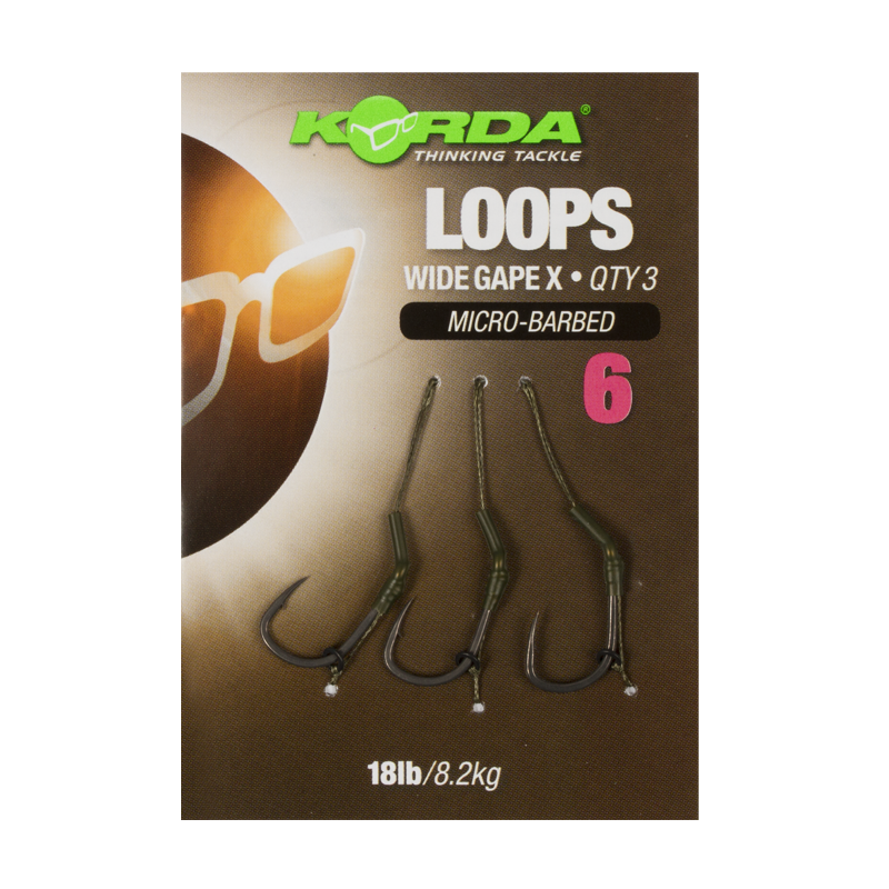 Loops Wide Gape Korda Karper Onderlijn